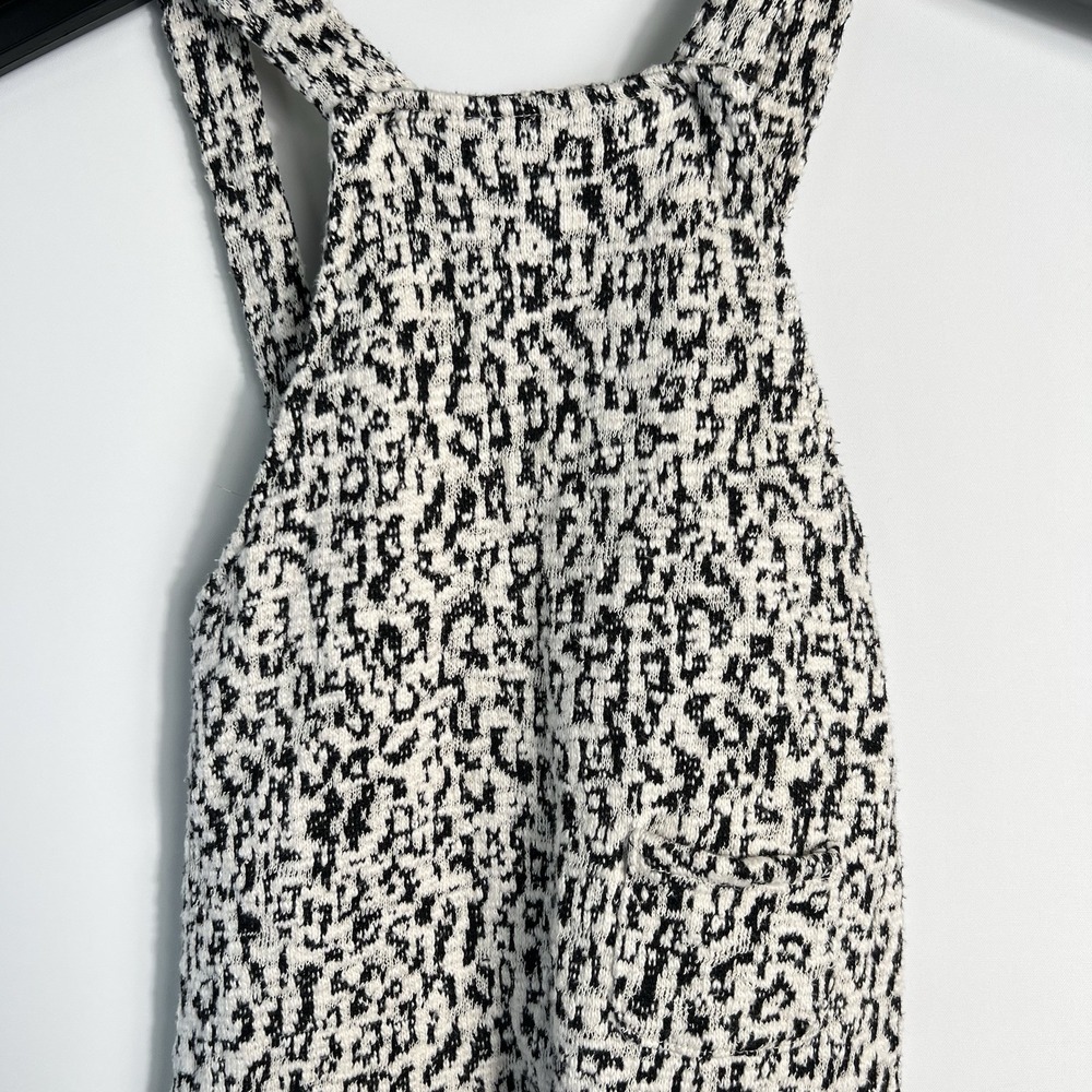 Zara Baby Knitwear Overalls Toddler 2–3T Black White‎ Patterned VGC